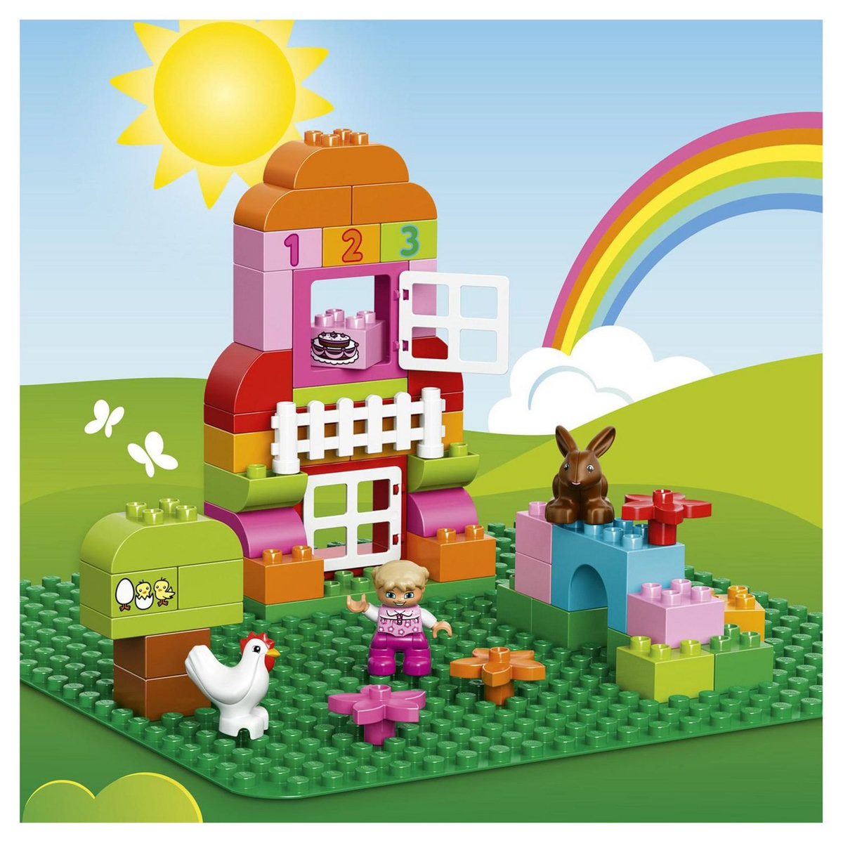 LEGO DUPLO 2304 - Grande plaque base verte Classique