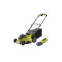 Voir la diapositive 1 : Ryobi Tondeuse poussée RYOBI 36V - coupe 40cm - 1 batterie 5,0Ah - 1 chargeur - RLM36X41H50G