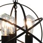 Voir la diapositive 5 : VIDAXL Lampe suspendue Noir Sphere 3 ampoules E27