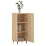 Voir la diapositive 4 : VIDAXL Buffet Chene sonoma 34,5x34x90 cm Bois d'ingenierie