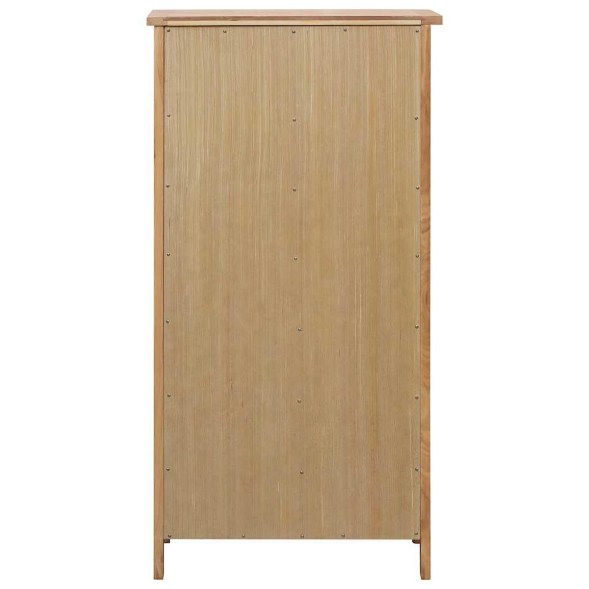 VIDAXL Armoire a chaussures 76x37x105 cm Bois de chene solide