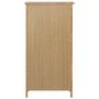 Voir la diapositive 4 : VIDAXL Armoire a chaussures 76x37x105 cm Bois de chene solide