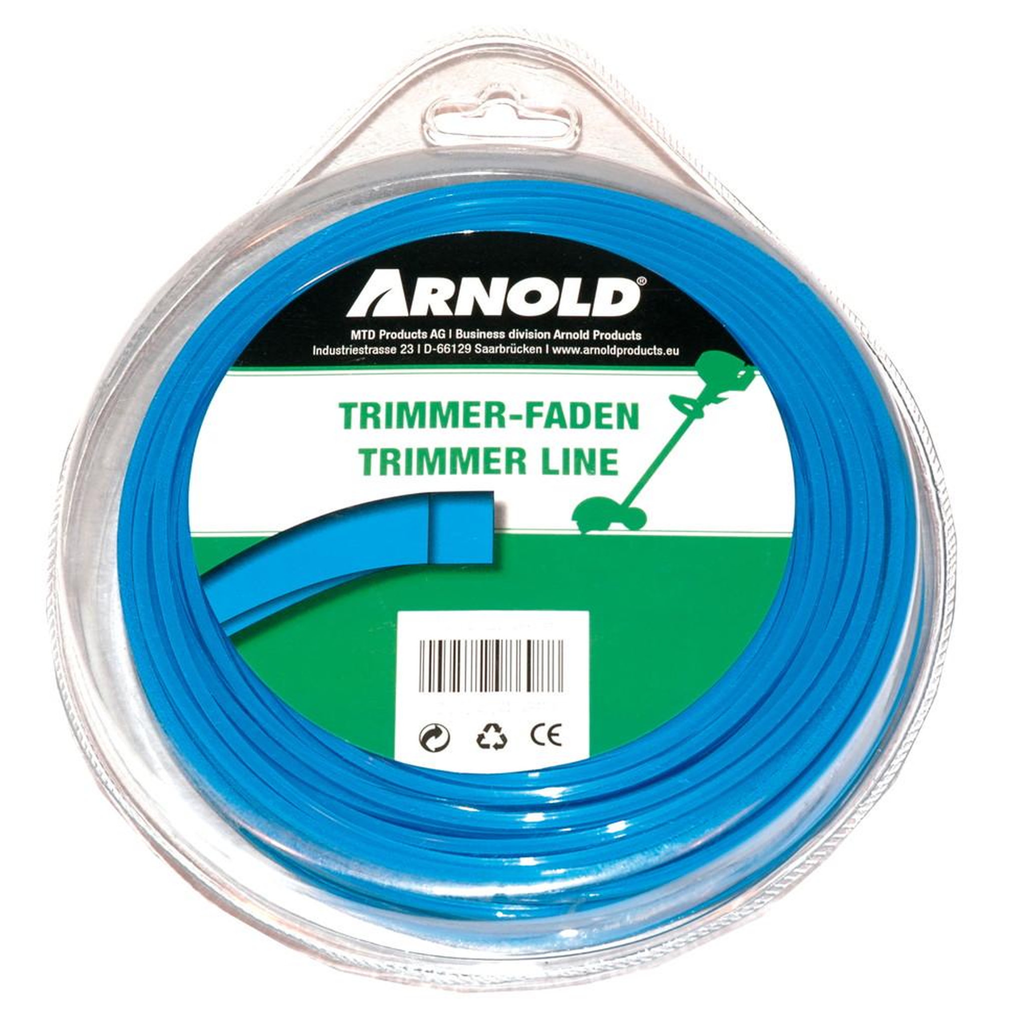 ARNOLD Fil de coupe-bordure carré en nylon 1,6 mm × 83 m