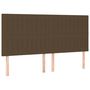 Voir la diapositive 5 : VIDAXL Sommier a lattes de lit avec matelas Marron fonce 200x200 cm