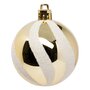 Voir la diapositive 5 : ATMOSPHERA Lot de 25 Boules de Noël  Maison des Couleurs  6cm Or & Blanc