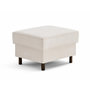 Voir la diapositive 4 : LISA DESIGN Jake - pouf en velours côtelé - pieds bois foncé