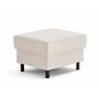 Voir la diapositive 4 : LISA DESIGN Jake - pouf en velours côtelé - pieds bois foncé