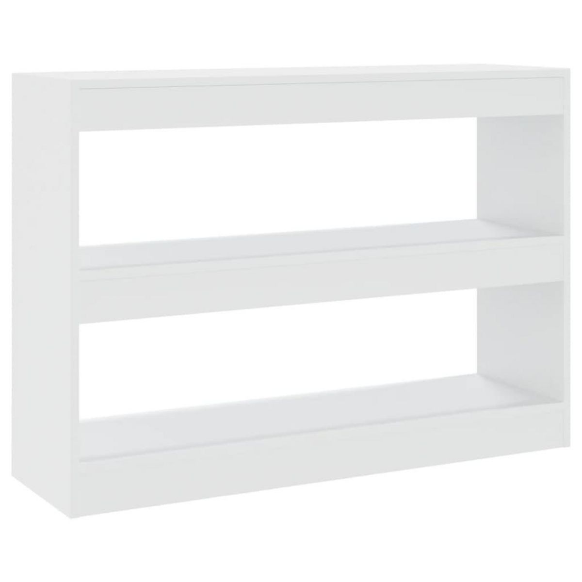 VIDAXL Bibliotheque/Separateur de piece Blanc 100x30x72 cm