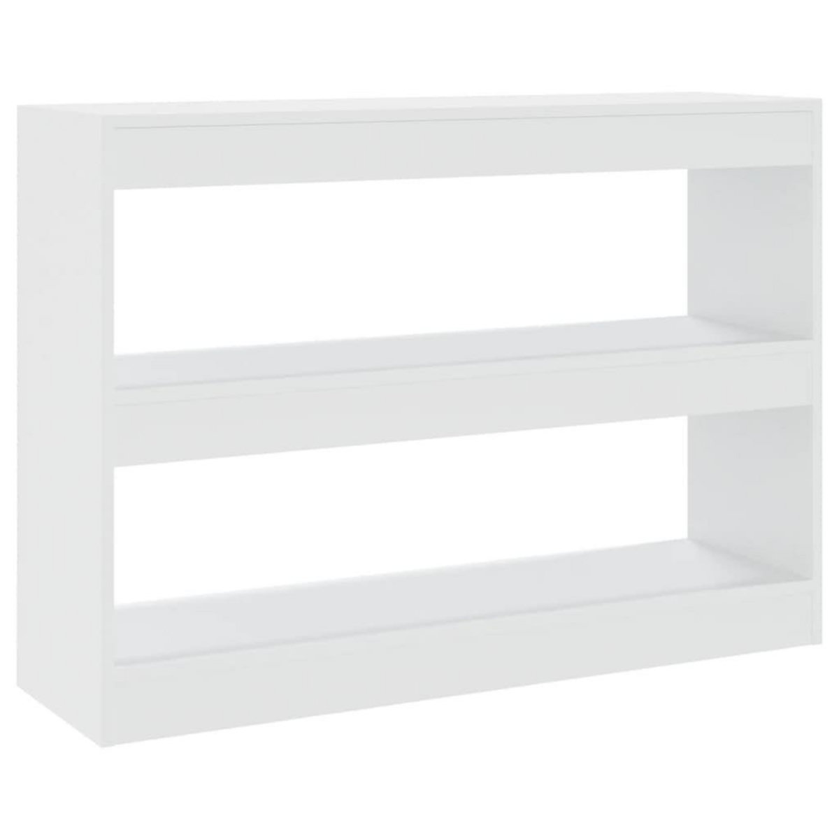 VIDAXL Bibliotheque/Separateur de piece Blanc 100x30x72 cm
