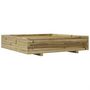 Voir la diapositive 2 : VIDAXL Jardiniere 110x110x26,5 cm bois de pin impregne