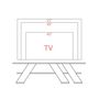 Voir la diapositive 4 : TOILINUX Meuble TV design Fella