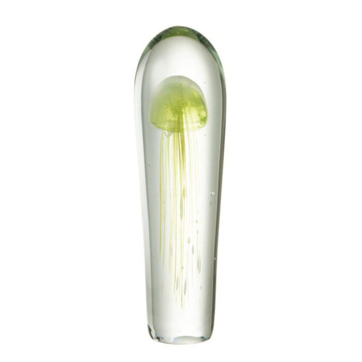 Paris Prix Presse-Papier en Verre  Méduse Tentacule  39cm Vert