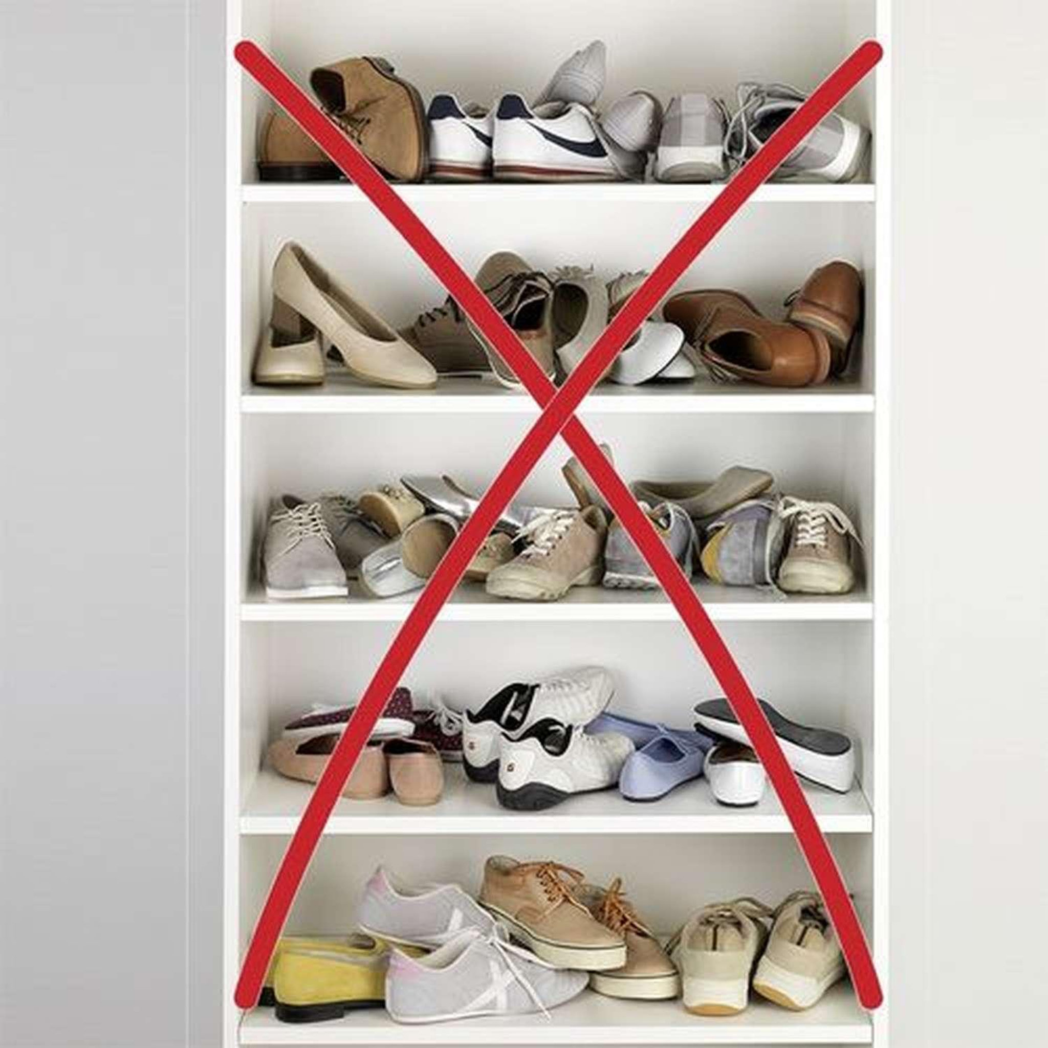 Voir la diapositive 6 : Wenko Lot de 4 supports pour chaussures - noir