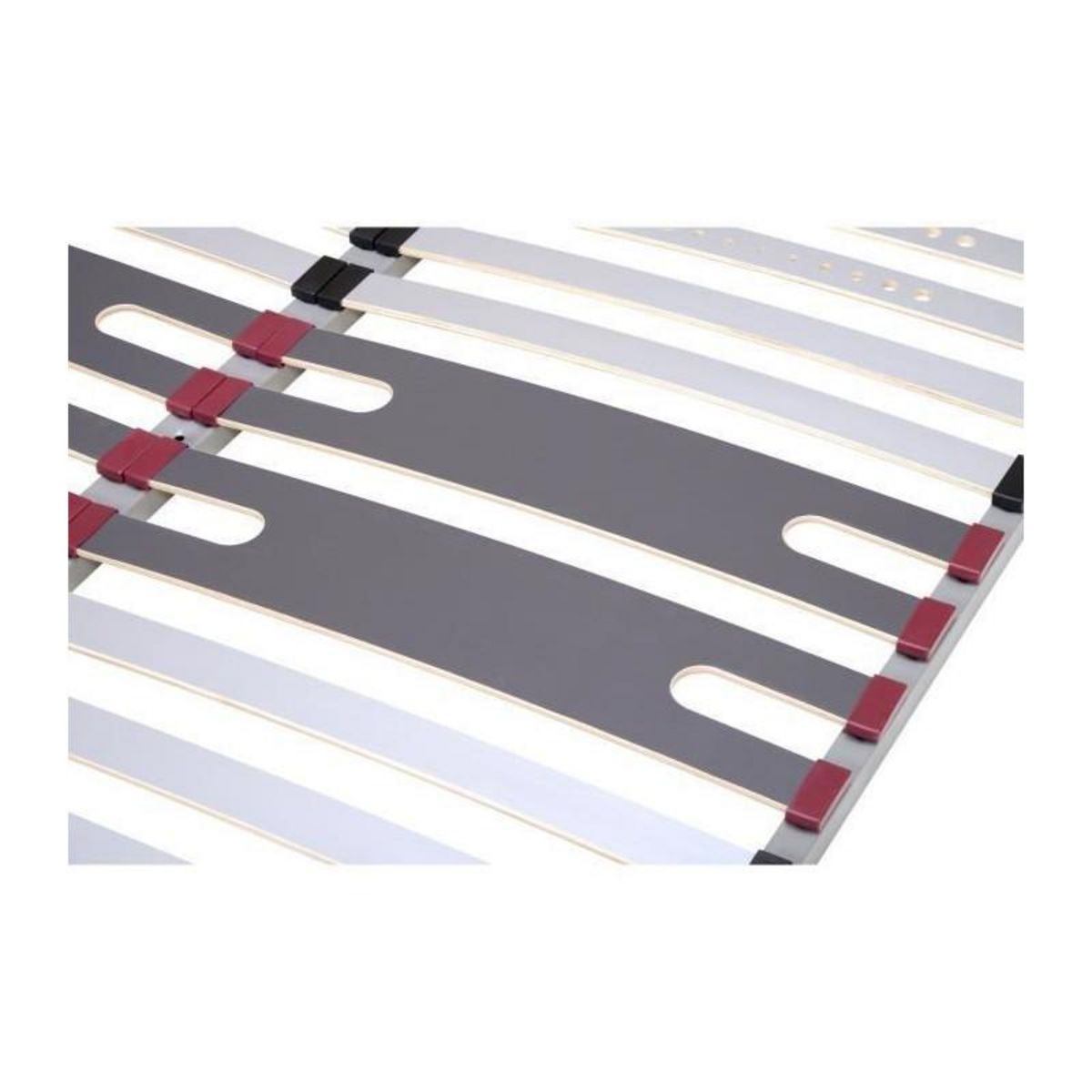 SEDAC SEDAC Sommier OPTIZONE 140 x 190 - Cadre a lattes - 5 zones de confort