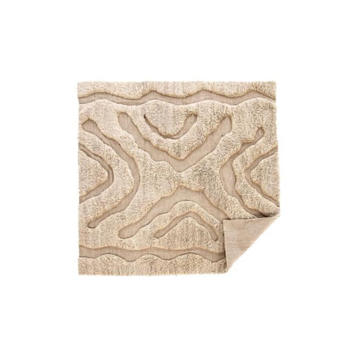 Paris Prix Tapis Déco en Laine  Trondheim x Josefin  400x402cm Beige