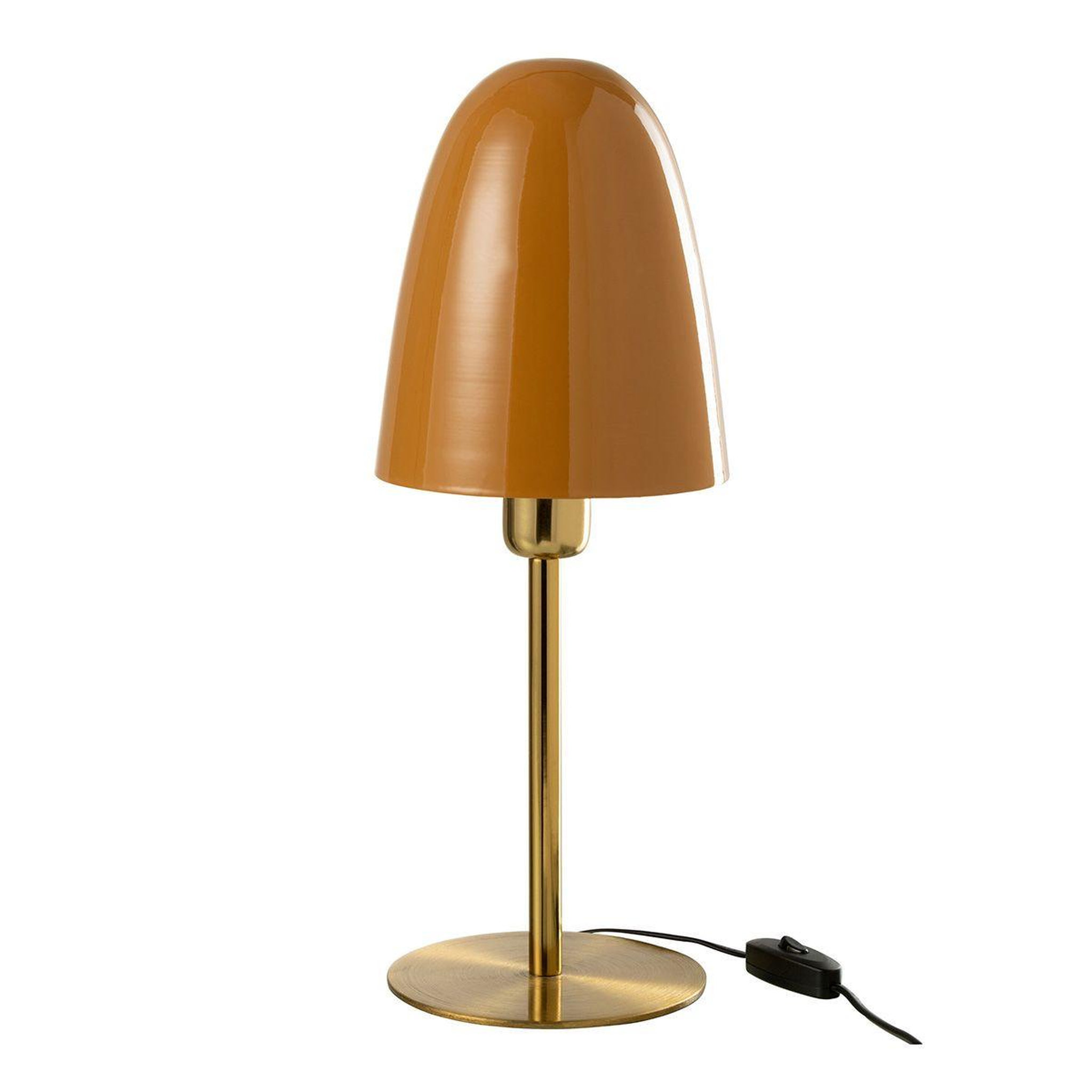 J-LINE Lampe à poser en métal  denny  46cm ocre