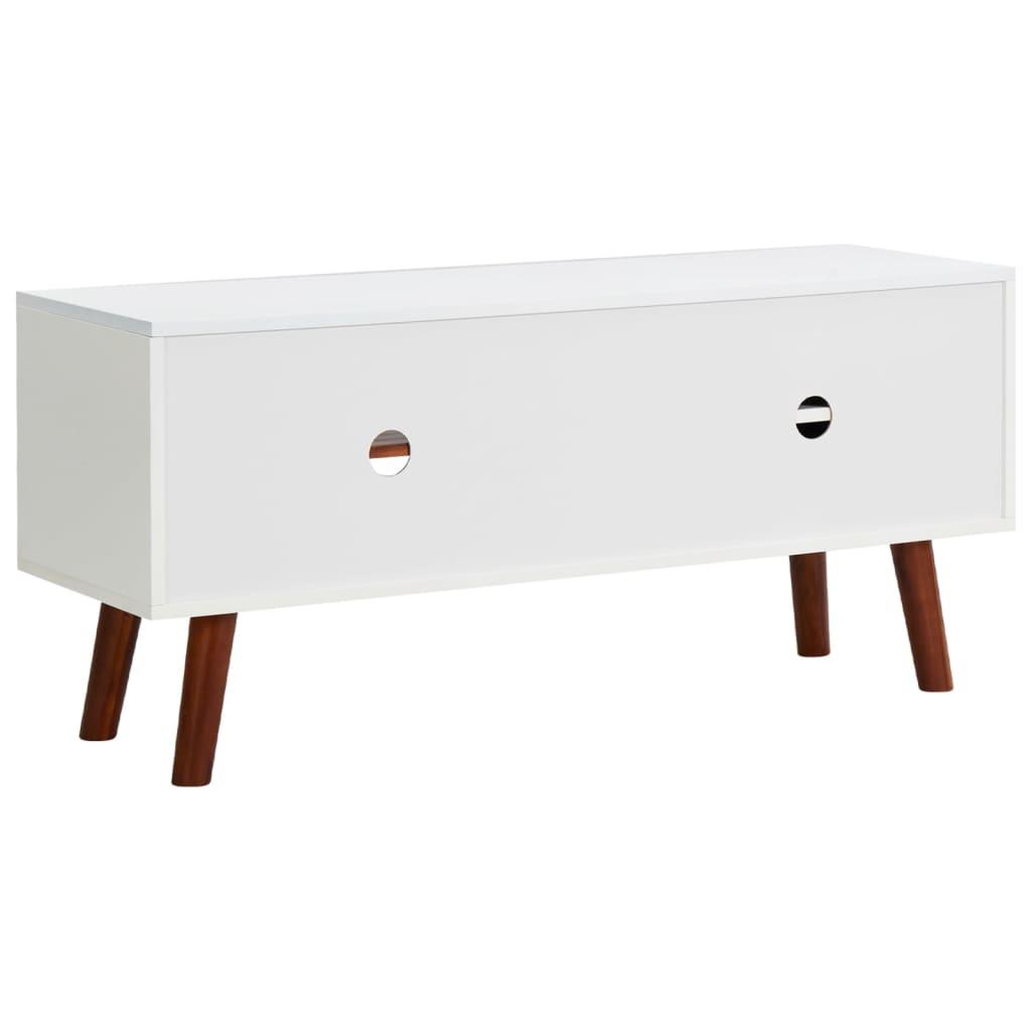 Voir la diapositive 5 : VIDAXL Meuble TV 110x35x50 cm Bois d'acacia solide et MDF