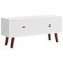 Voir la diapositive 5 : VIDAXL Meuble TV 110x35x50 cm Bois d'acacia solide et MDF