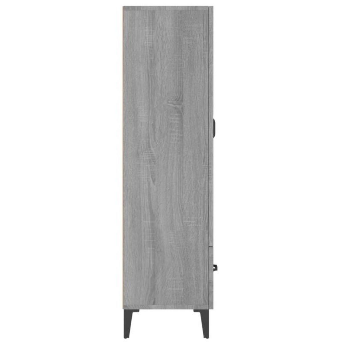 VIDAXL Buffet Sonoma gris 70x31x115 cm Bois d ingénierie