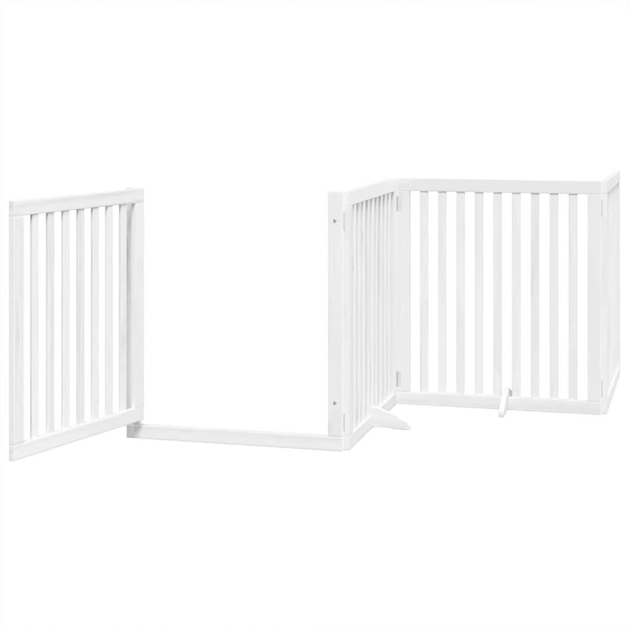 Voir la diapositive 4 : VIDAXL Barriere pour chien porte pliable 10 panneaux bois de peuplier