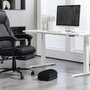 Voir la diapositive 6 : HOMCOM Repose-pied sous le bureau - repose pied bureau antidérapant - mousse souple velours noir