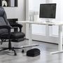 Voir la diapositive 6 : HOMCOM Repose-pied sous le bureau - repose pied bureau antidérapant - mousse souple velours noir