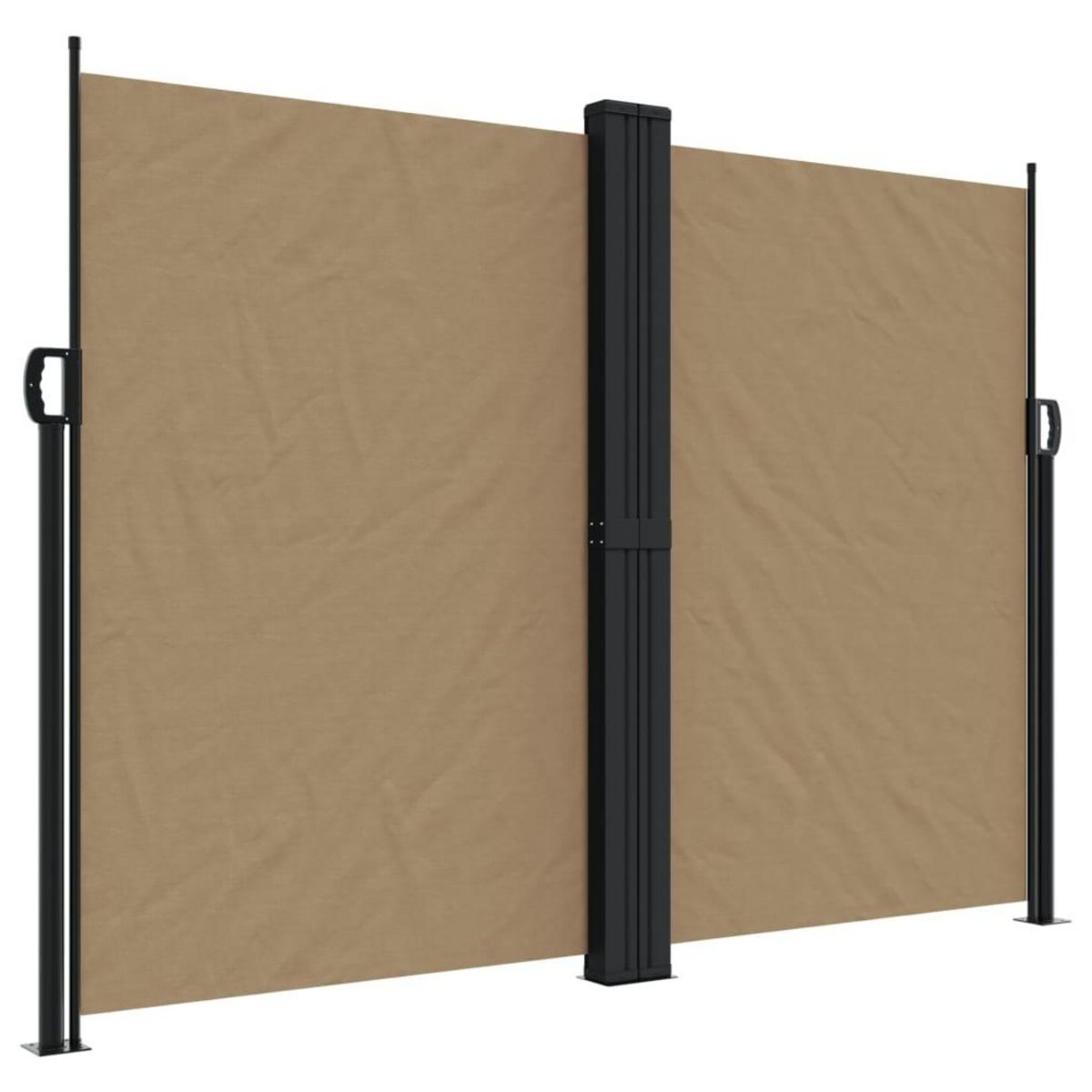 VIDAXL Auvent lateral retractable taupe 180x1200 cm