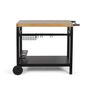 Voir la diapositive 2 : LIVOO Chariot pour plancha noir/bois - gs131