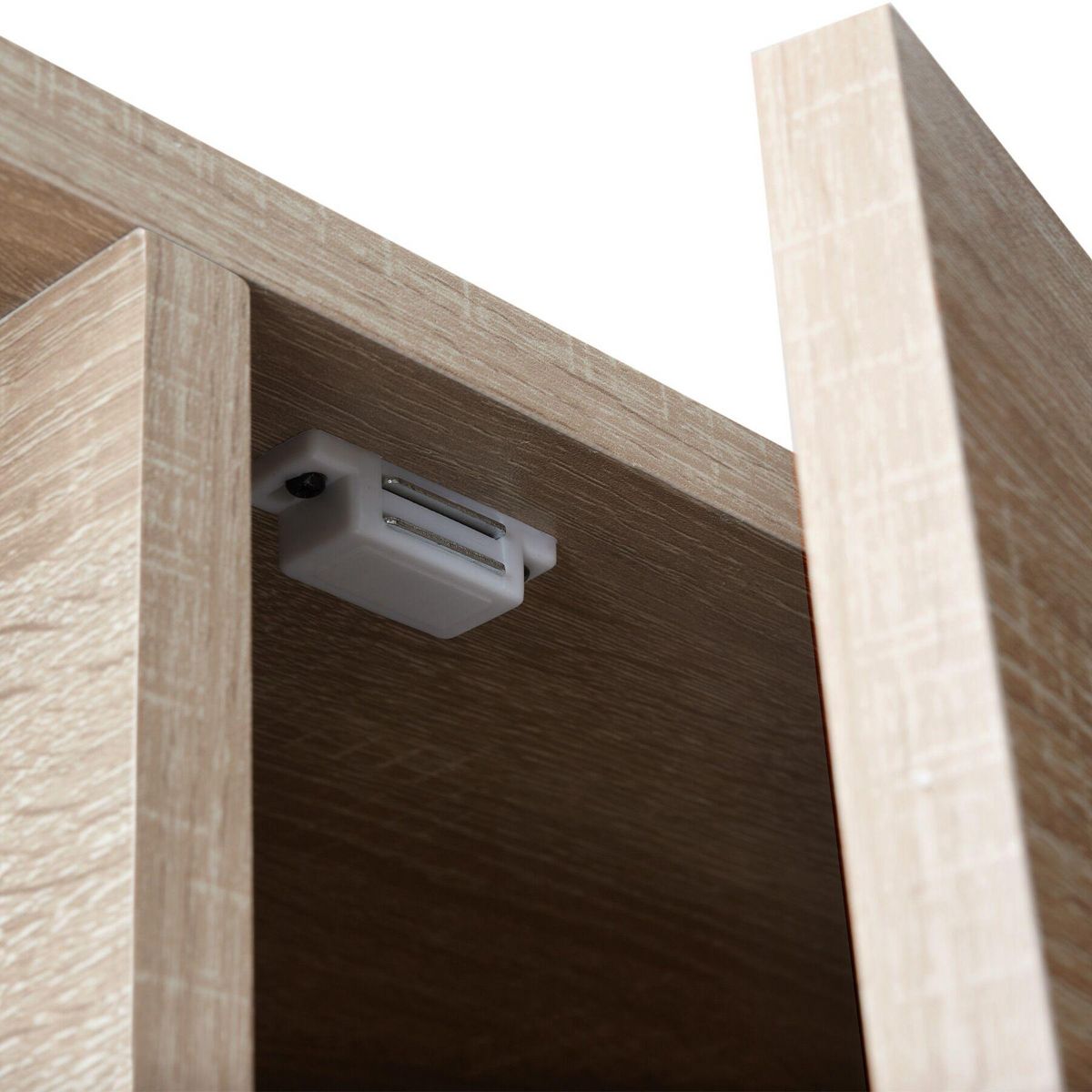 tectake Buffet style industriel Bois clair industriel, Chêne Sonoma