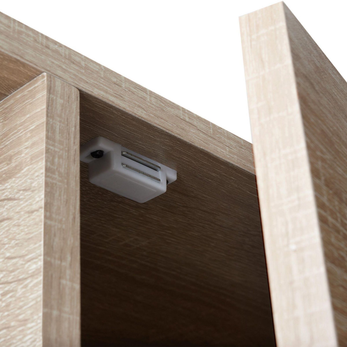 tectake Buffet style industriel Bois clair industriel, Chêne Sonoma