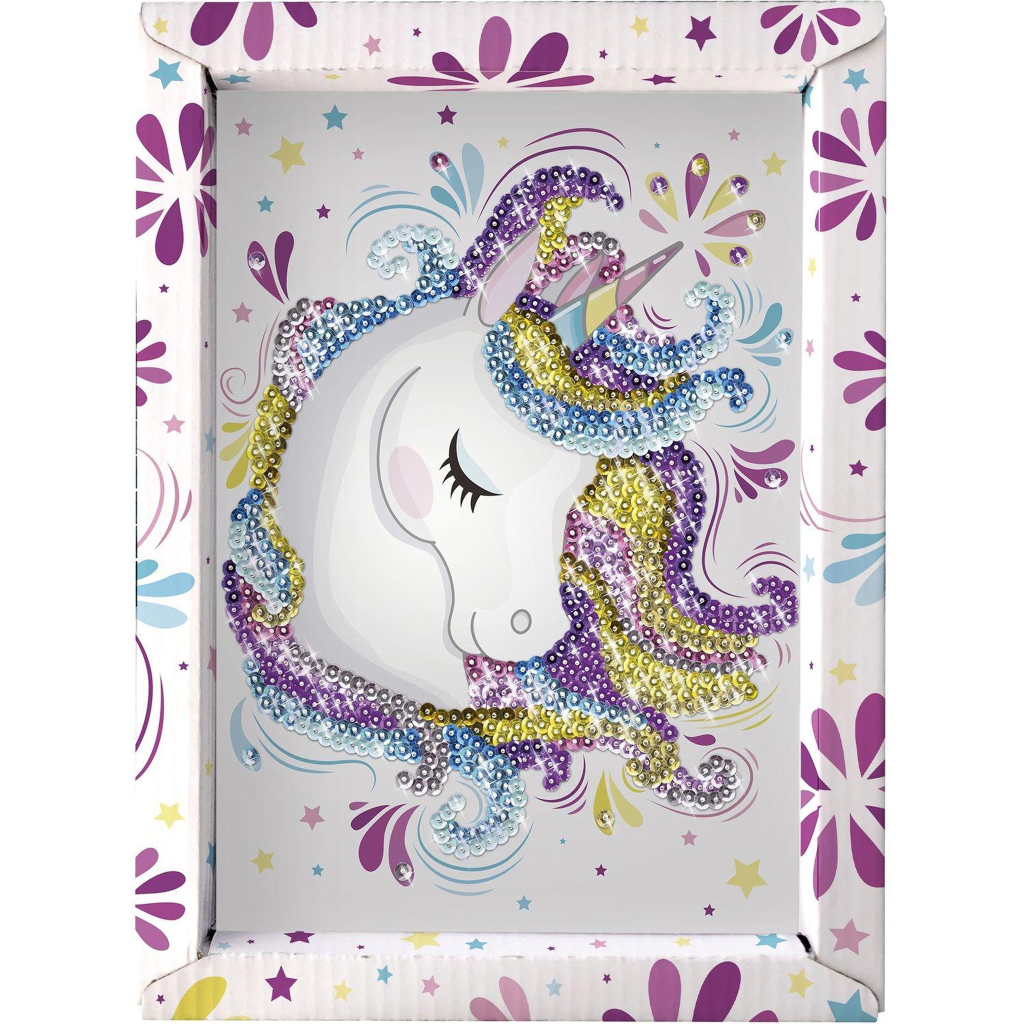 Voir la diapositive 2 : LANSAY Création Collection sequins - Licorne 