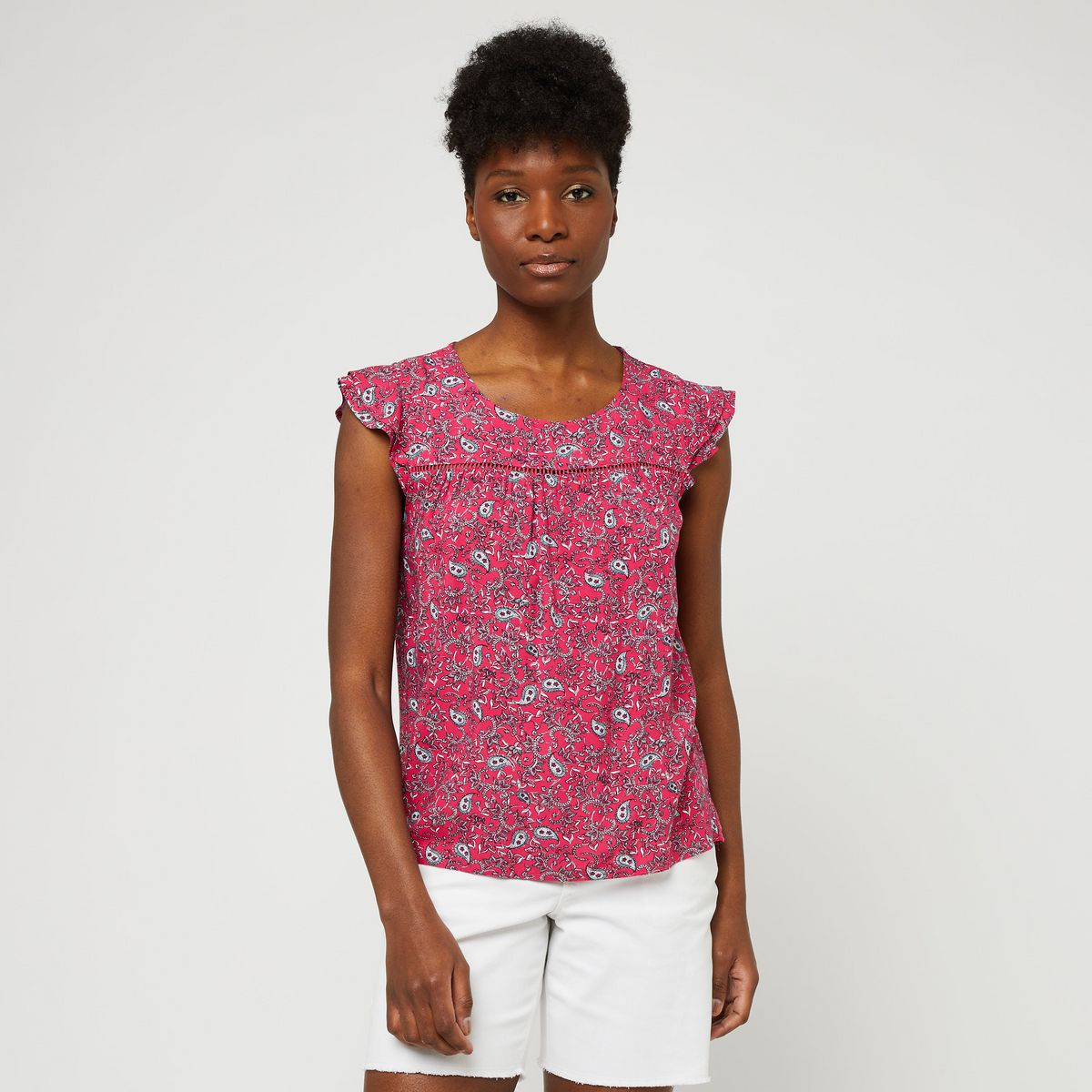 INEXTENSO Chemise fuchsia femme