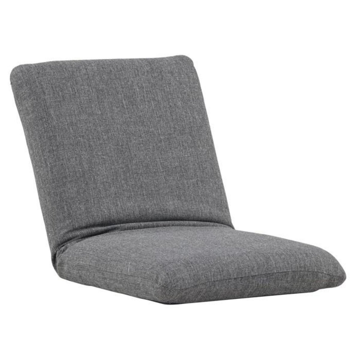 Paris Prix Chaise Longue en Tissu  Trond  80cm Gris