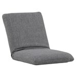 Paris Prix Chaise Longue en Tissu  Trond  80cm Gris