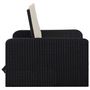 Voir la diapositive 5 : VIDAXL Salon de jardin 2 pcs avec coussins Resine tressee Noir