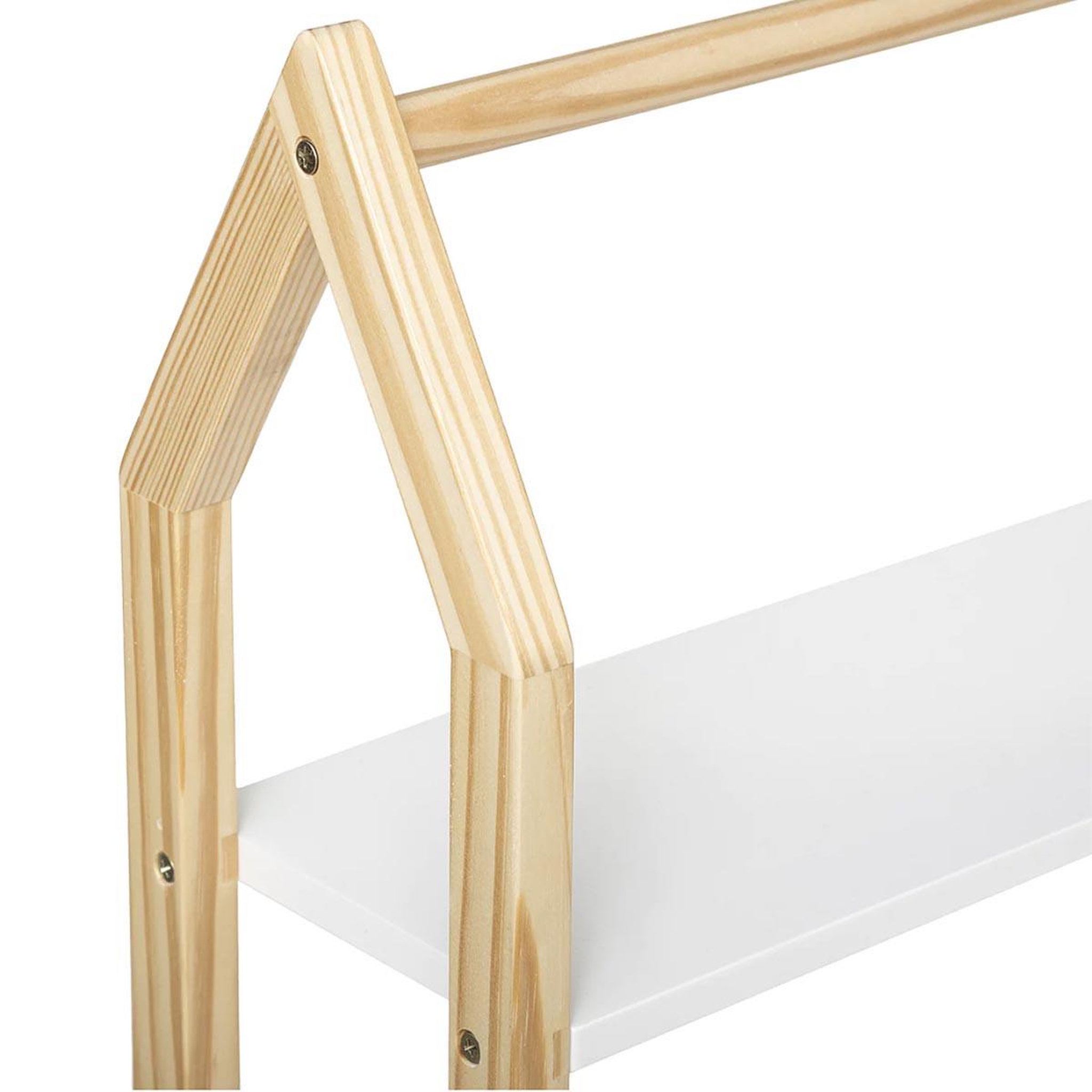 Voir la diapositive 2 : Atmosphera Kids Étagère murale enfant  maison  56cm blanc