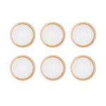 BJORN Assiette COSMOS Ø21,5cm - 6 pièces - Crème