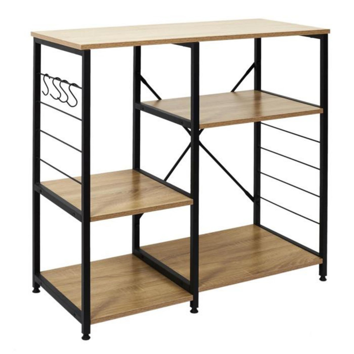 Paris Prix Meuble de Rangement  Stan  90cm Naturel & Noir