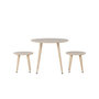 Voir la diapositive 5 : Paris Prix Table & 2 Tabourets Enfant  Kids  60cm Naturel