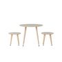 Voir la diapositive 5 : Paris Prix Table & 2 Tabourets Enfant  Kids  60cm Naturel