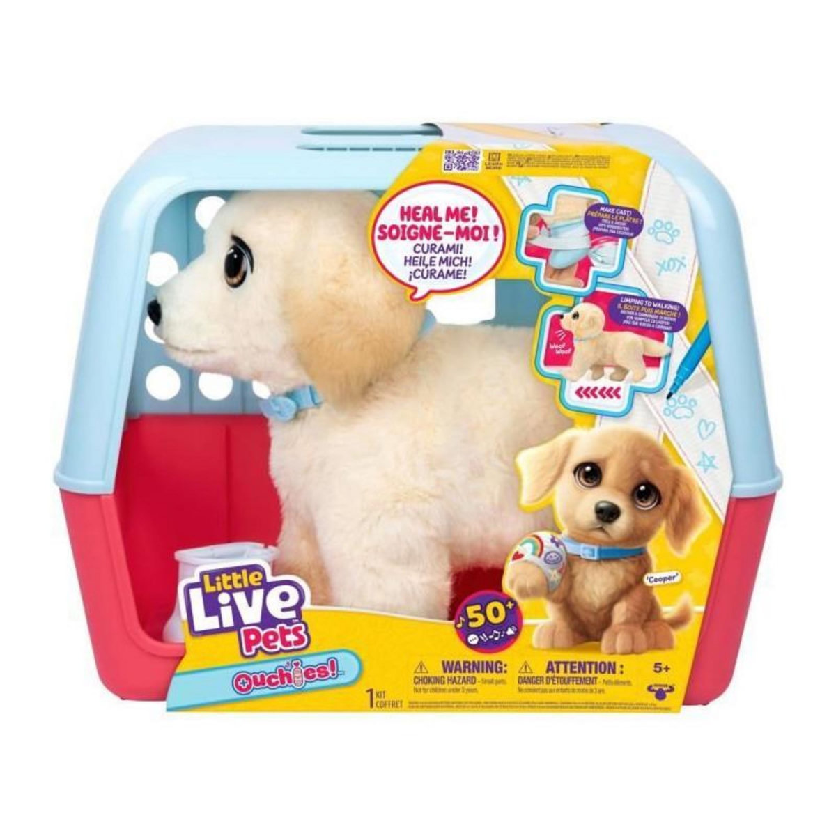 LITTLE LIVE PETS Peluche - LITTLE LIVE PETS - Mon chien ouchies - Des 5 ans