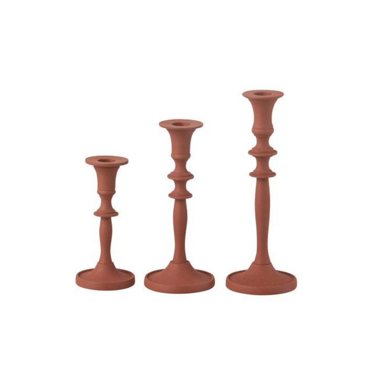 Paris Prix Lot de 3 Chandeliers  Lise  23cm Rouille