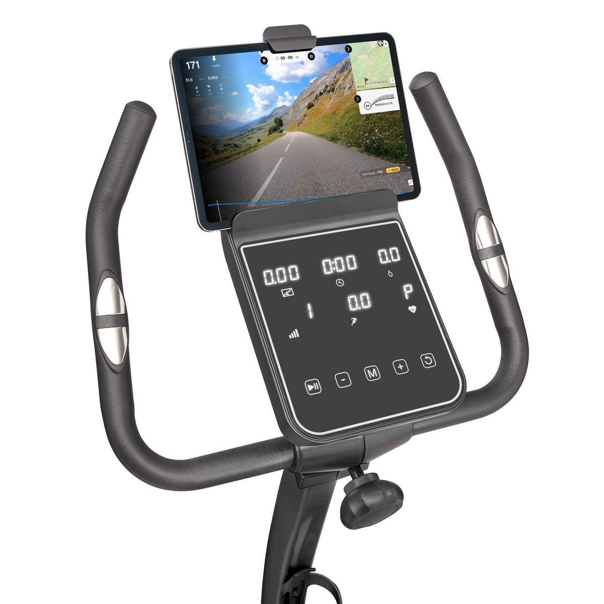 Reebok Vélo de Fitness - Reebok - Modèle FR30 - Maison/Appartement - Roue d'inertie 9 KG - Ecran tactile LED