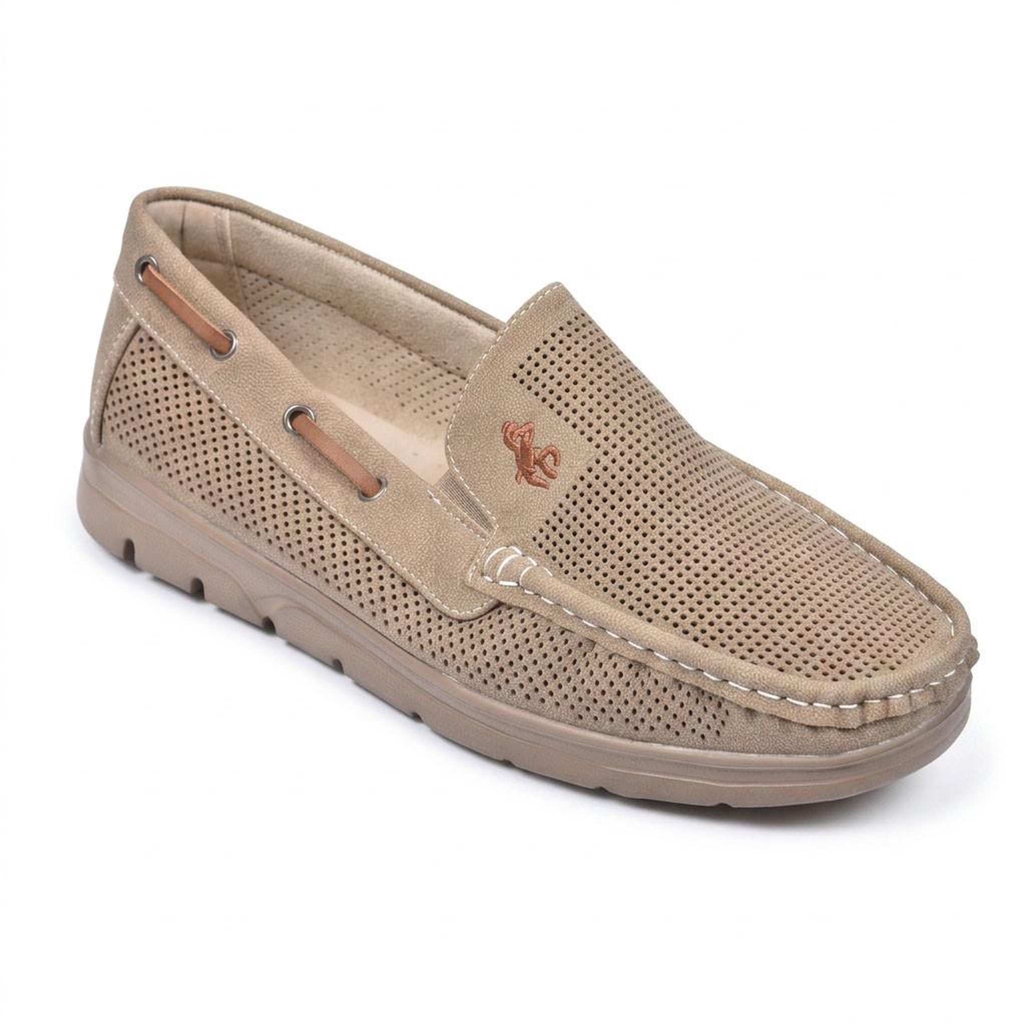 Voir la diapositive 1 : OZABI OZABI Mocassins Homme Microperforés Confort Été Semelle Crantée