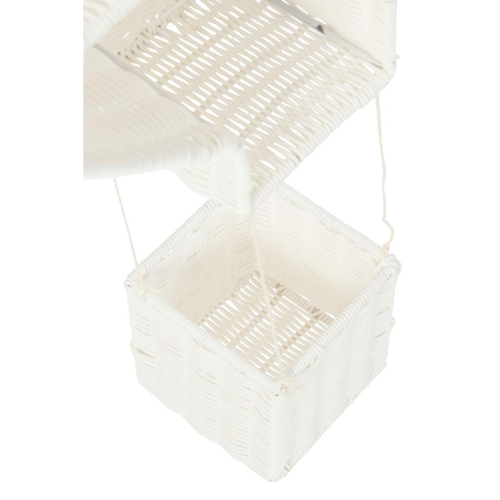 Voir la diapositive 5 : J-LINE Étagère murale montgolfière  porfirio  100cm blanc
