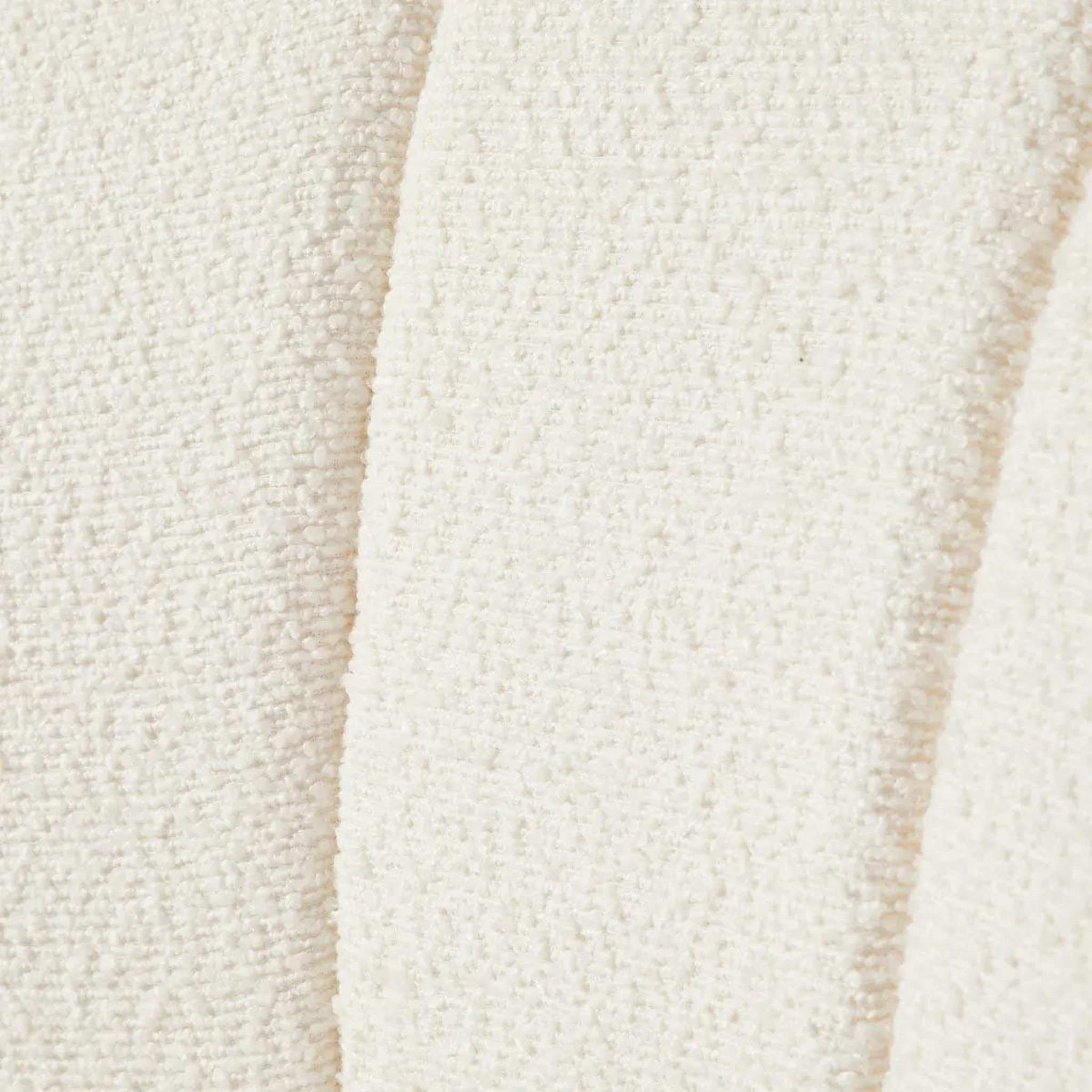 Voir la diapositive 3 : ATMOSPHERA Fauteuil tissu bouclette  naova  78cm blanc