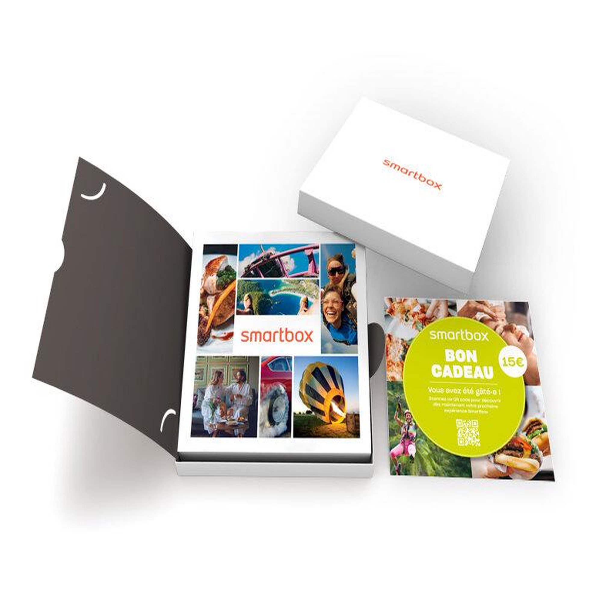 Voir la diapositive 2 : Smartbox Bon cadeau - 15 € - coffret cadeau multi-thèmes