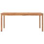 Voir la diapositive 2 : VIDAXL Table à dîner de jardin 180x90x77 cm Bois de teck solide