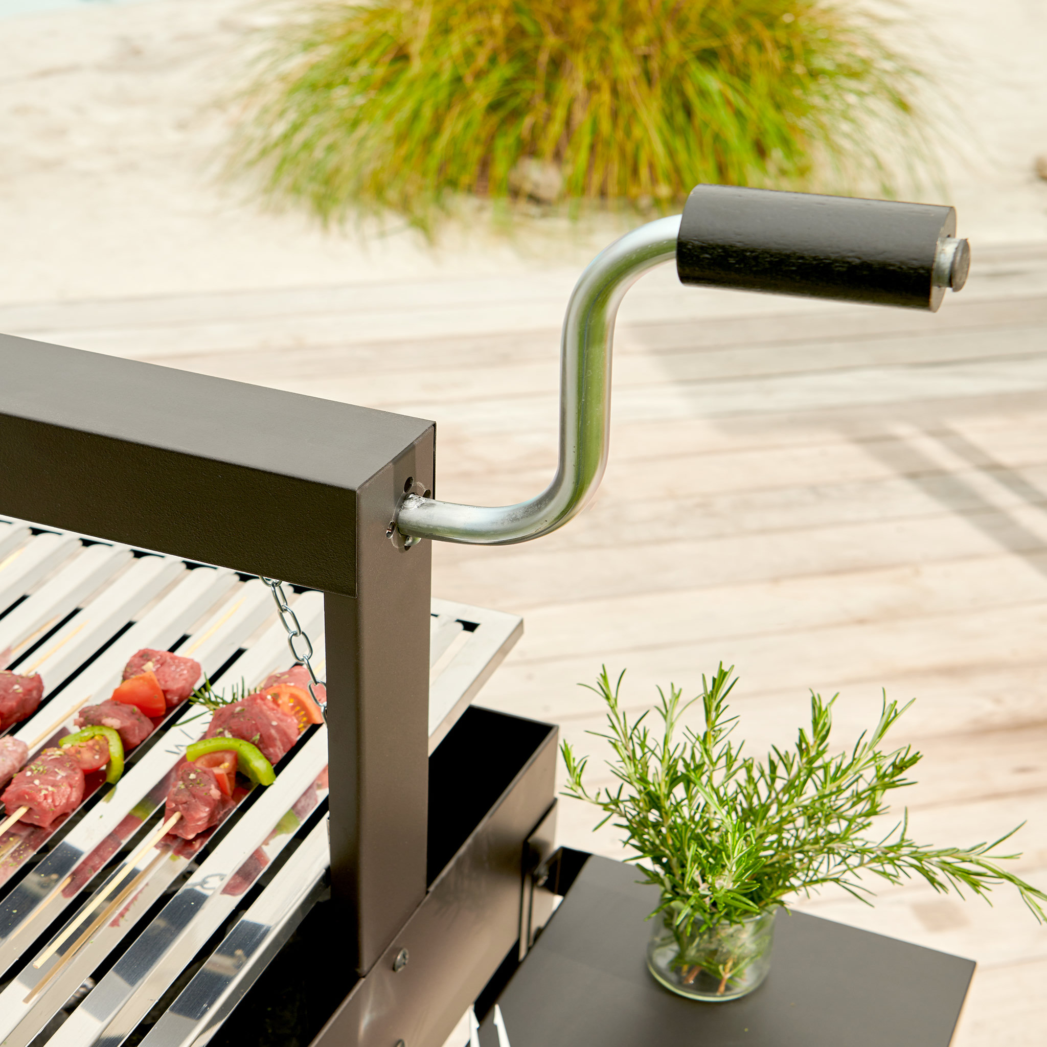 Voir la diapositive 2 : Imor Barbecue charbon de bois en acier ARGENTINO