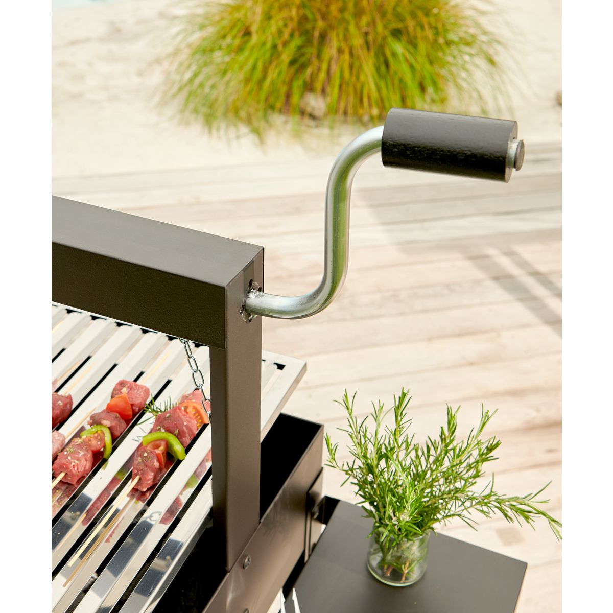Imor Barbecue charbon de bois en acier ARGENTINO